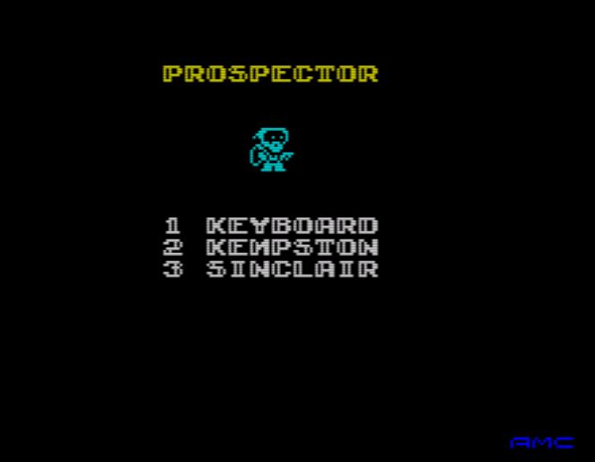 Prospector - Startscreen