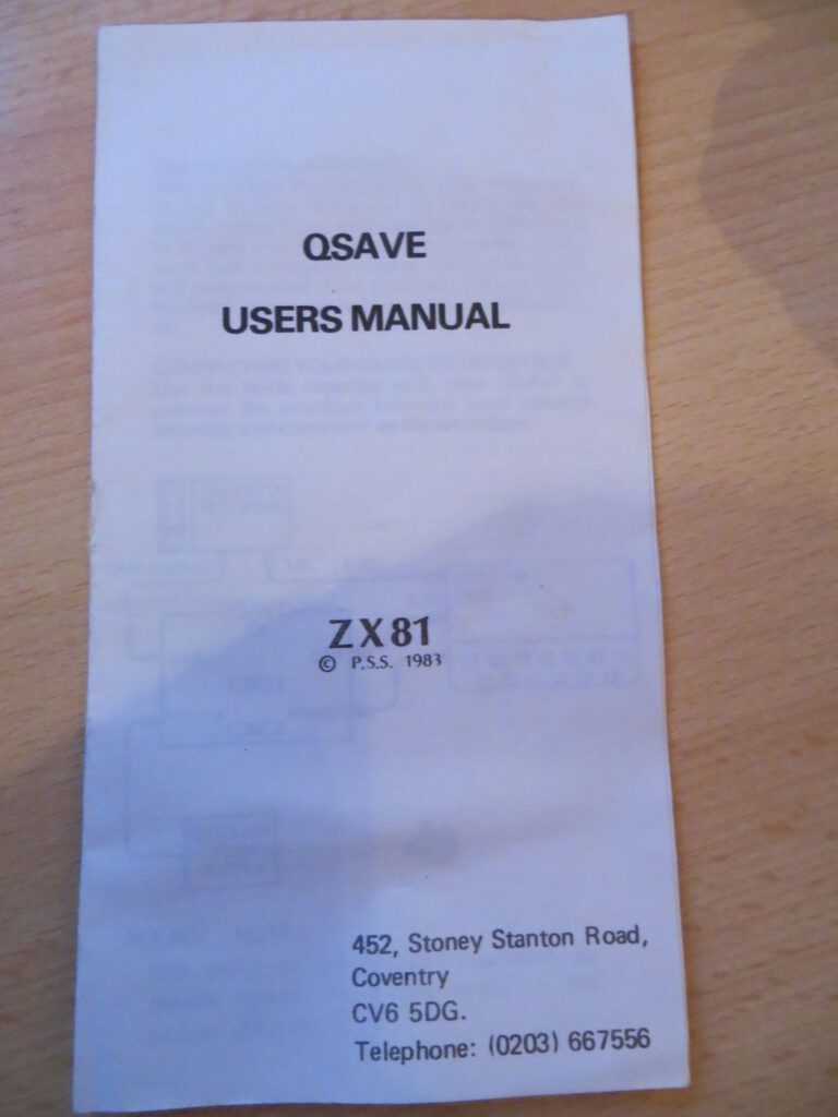 Q Save - User Manual