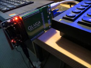 QL-VGA angeschlossen