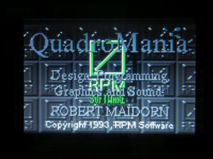 Quadromania - titelscreen