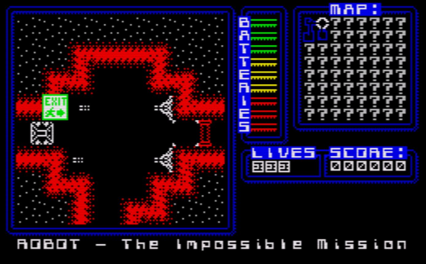 ROBOT - The Impossible Mission - Screen 1