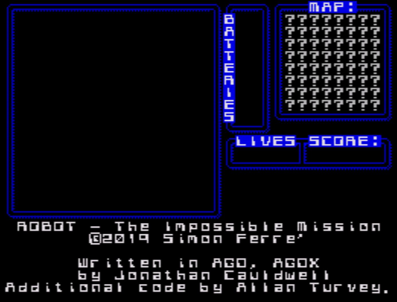 Robot – The Impossible Mission [Sinclair ZX Spectrum]