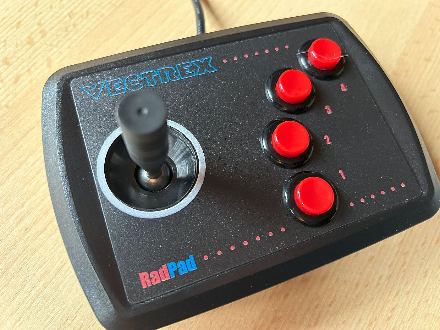 RadPad Controller [Vectrex] – Jungsi's Corner