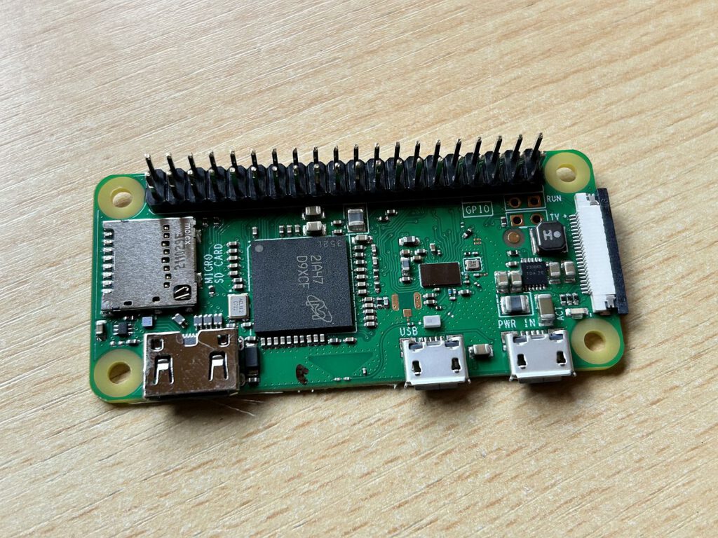 Raspberry Pi Zero W - Oberseite