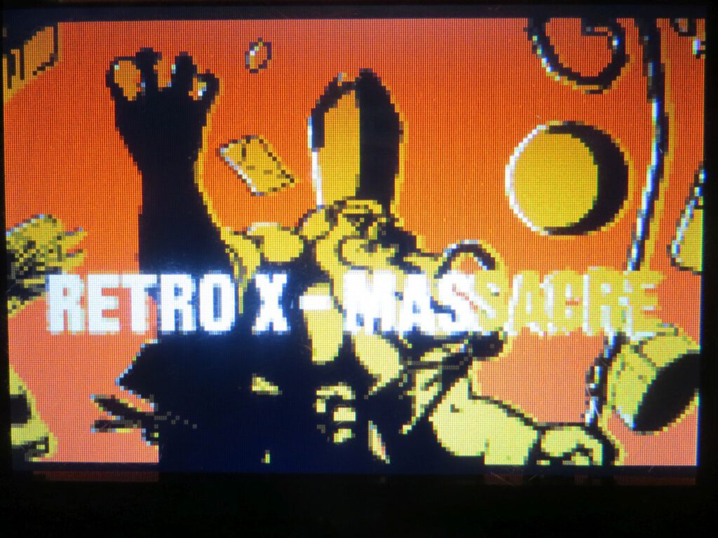 Retro X-Massacre - Startscreen