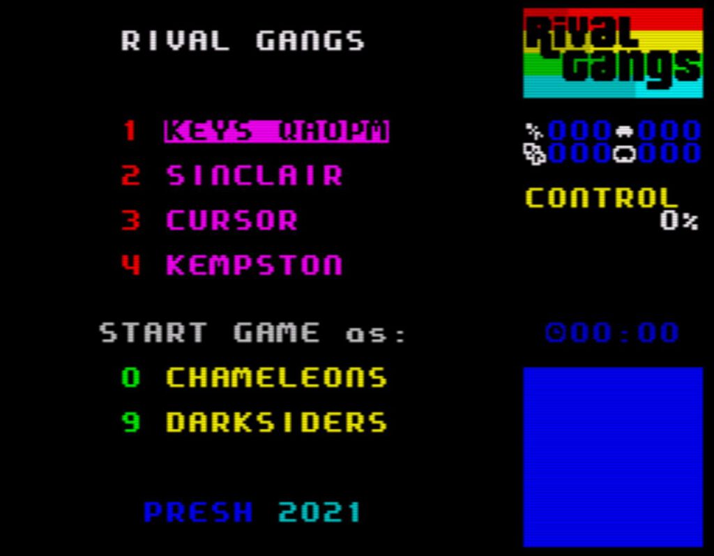 Rival Gangs - Startscreen