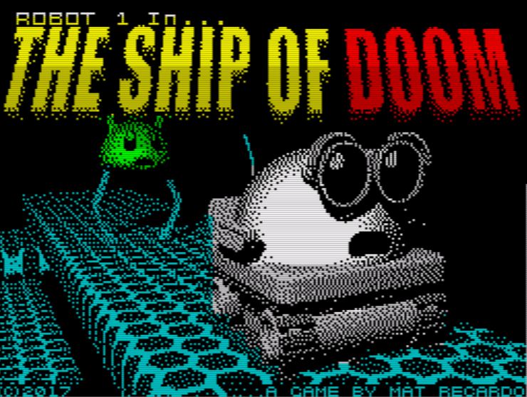 Robot 1 in .. The Ship Of Doom - Ladescreen