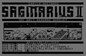 Sagittarius II - Startbildschirm