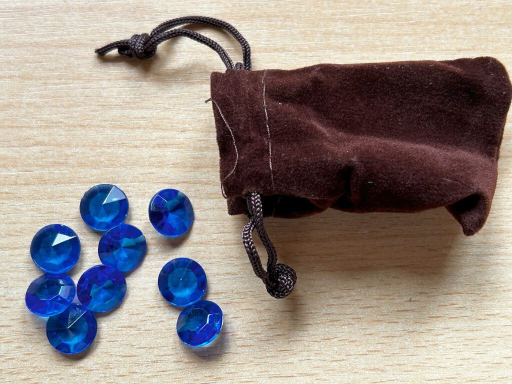 Sam's Journey - Beutel und Edelsteine