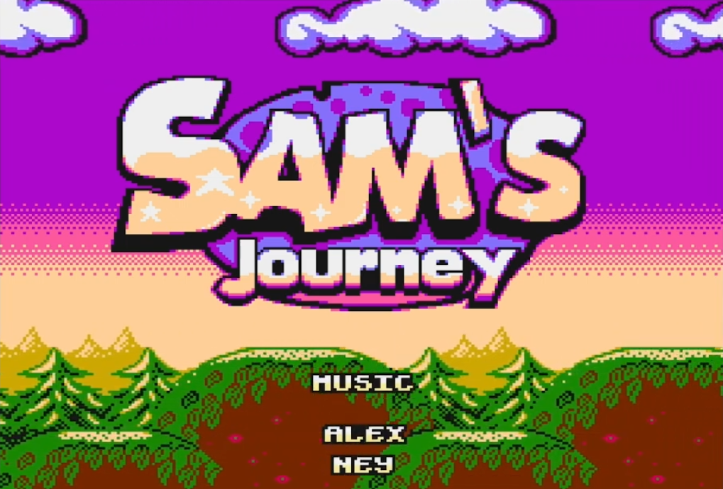 Sam's Journey NES - Startscreen