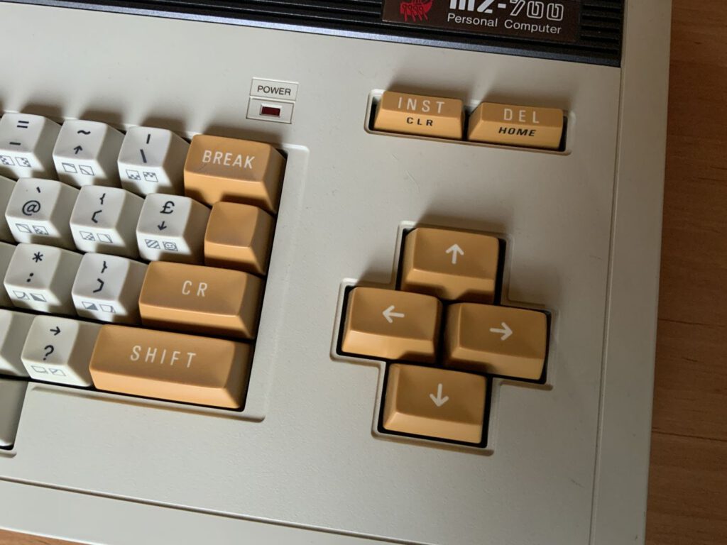 Sharp MZ-731 - Tasten rechts