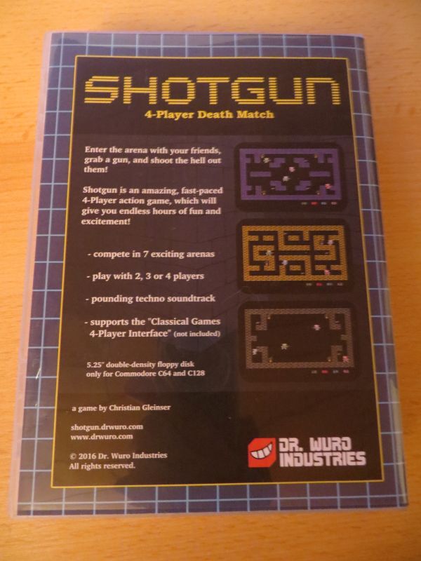 Shotgun - Rückseite Schachtel