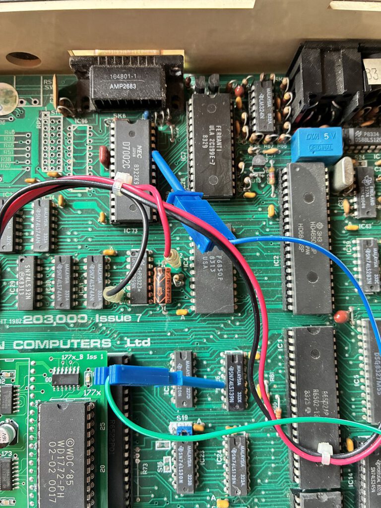Sideways ROM/RAM - Anschluss ICs
