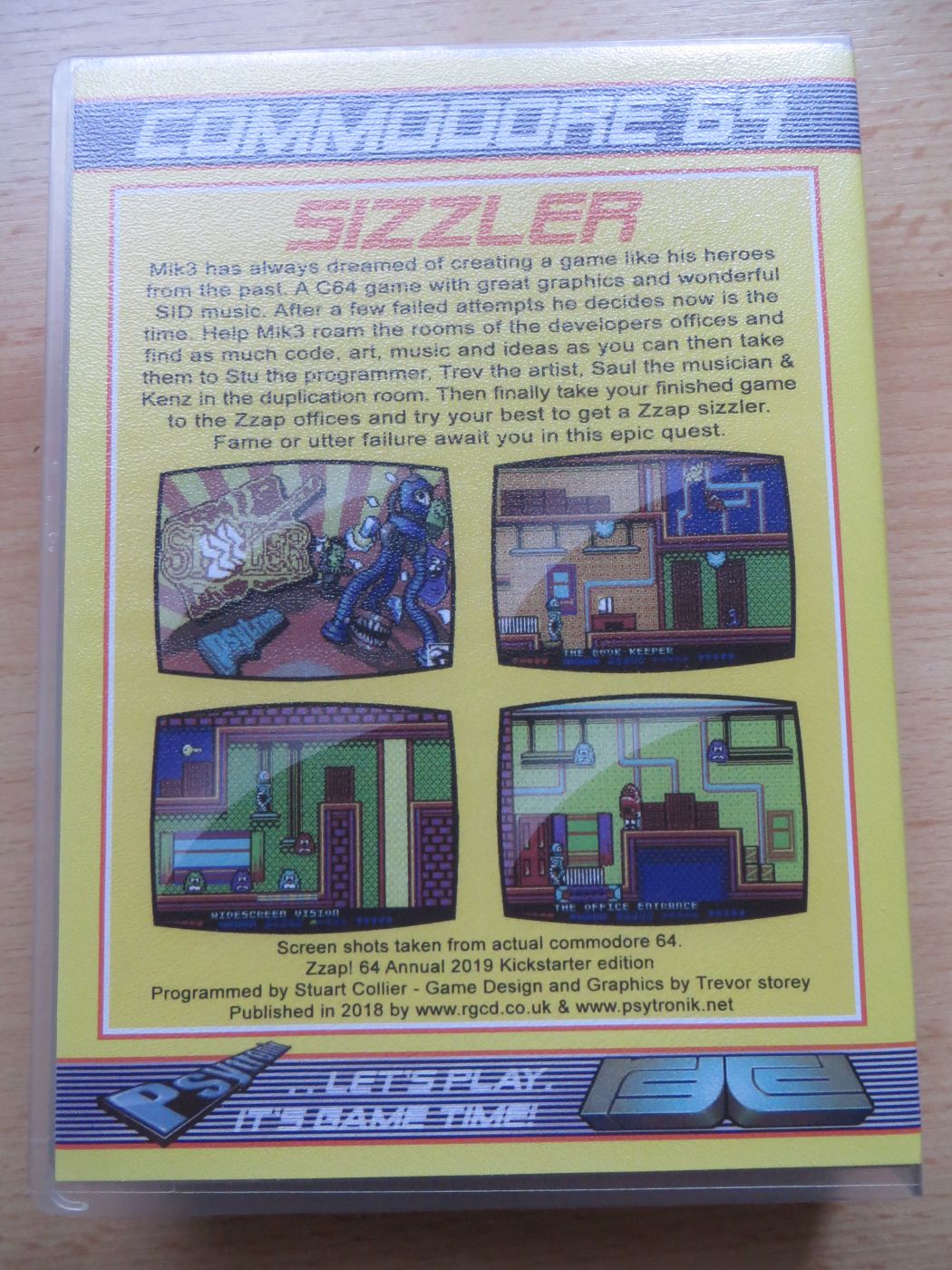 Sizzler - Verpackung hinten