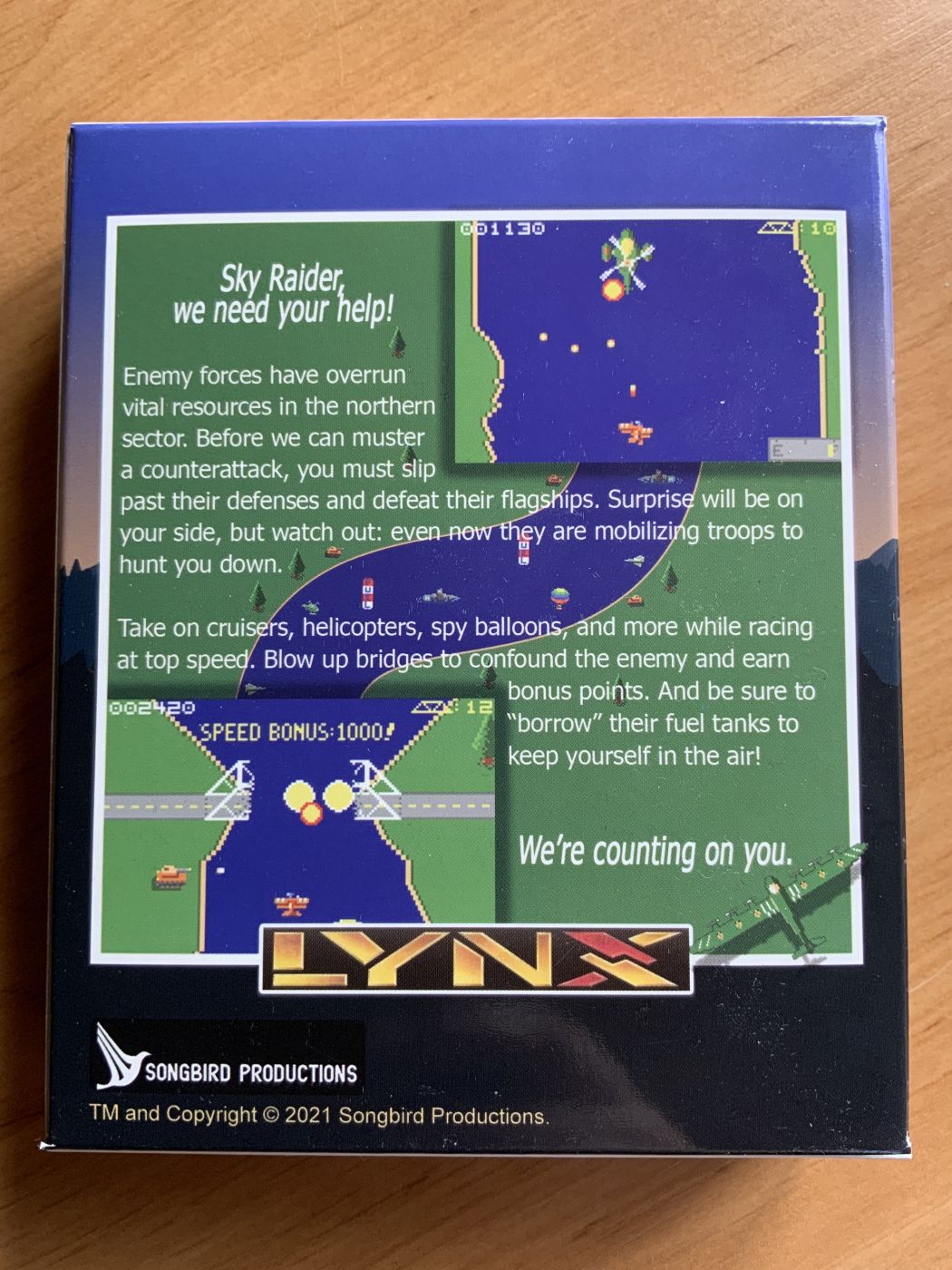 Sky Raider Redux [Atari Lynx]