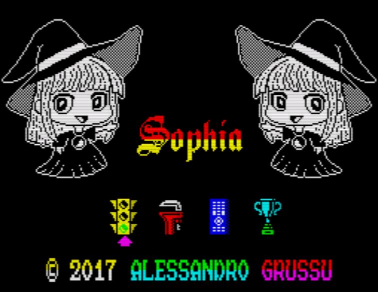Sophia - Startscreen