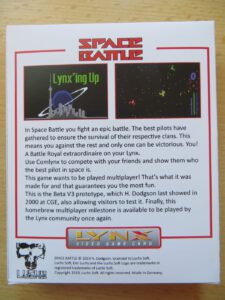 Space Battle - Rückseite