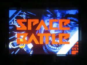 Space Battle - Titelscreen