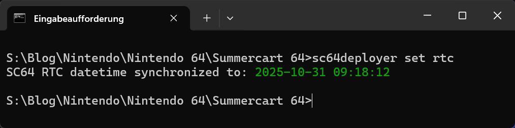 SummerCart 64 - RTC