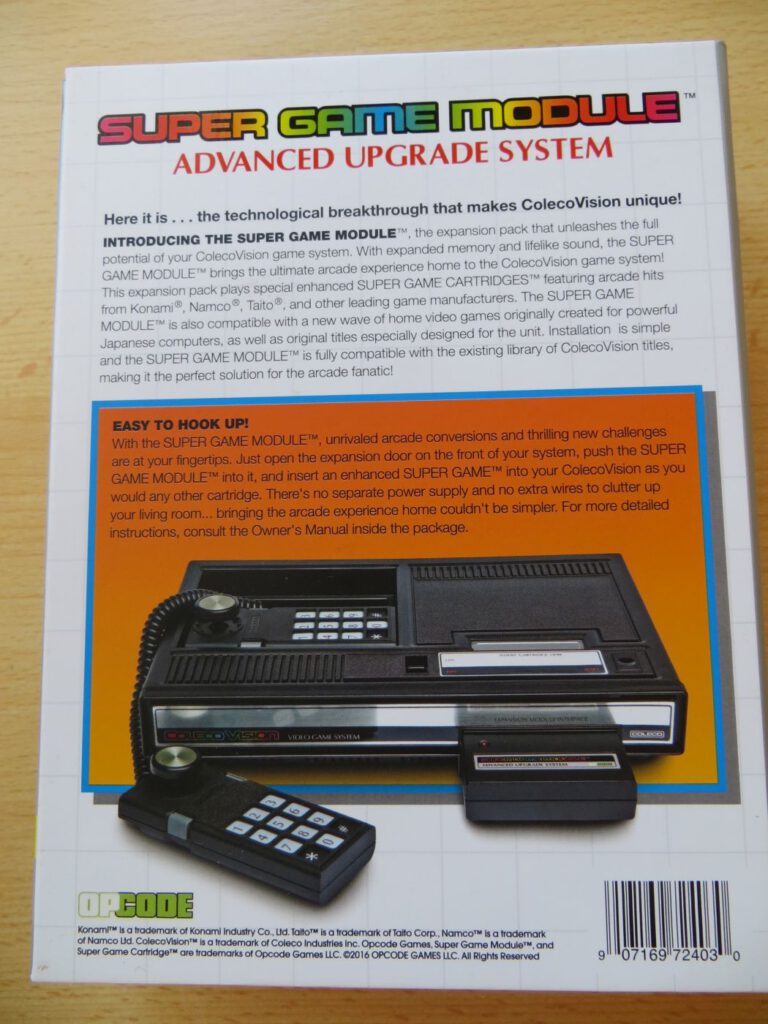 Super Game Module - Rückseite