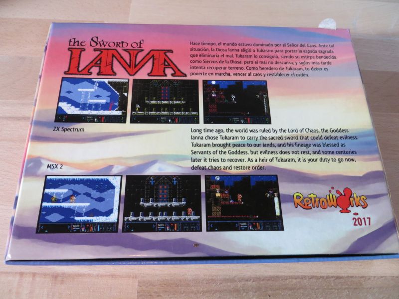 Sword of Ianna - Rückseite