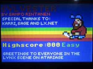 Sylvester - Startscreen