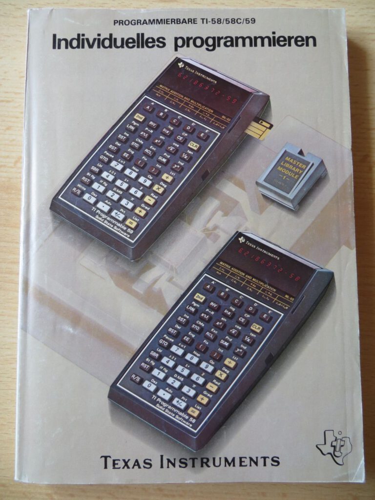 TI-58_58C_59 Individuelles programmieren - Anleitung