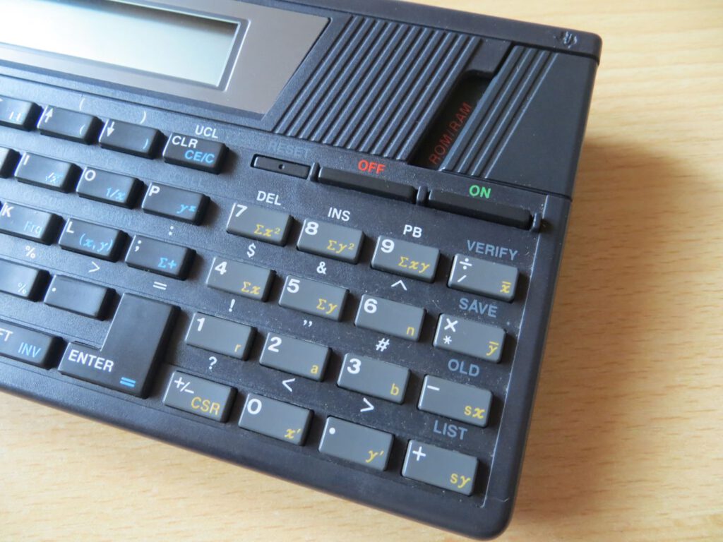 TI-74 Basicalc - rechte Seite