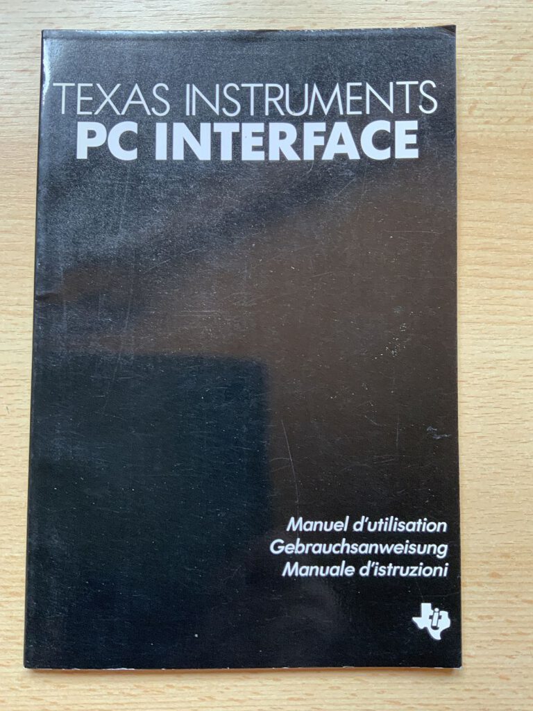 TI-74 PC-Interface Gebrauchsanweisung