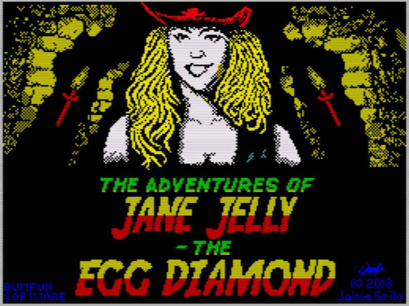 The Adventures of Jane Jelly - The Egg Diamond - Ladescreen