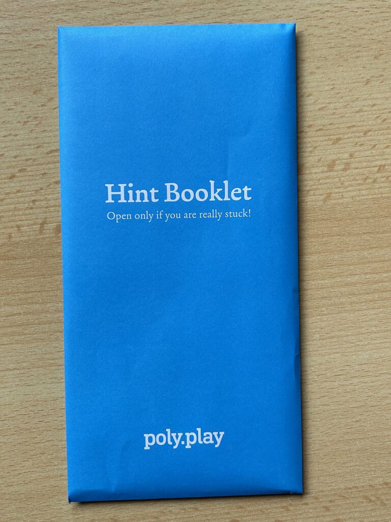 The Ghosts Of Blackwood Manor - Hint Booklet