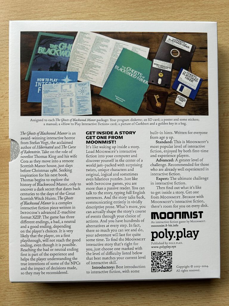 The Ghosts Of Blackwood Manor - Rückseite