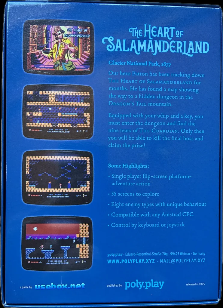 The Heart Of Salamanderland - Box Rückseite