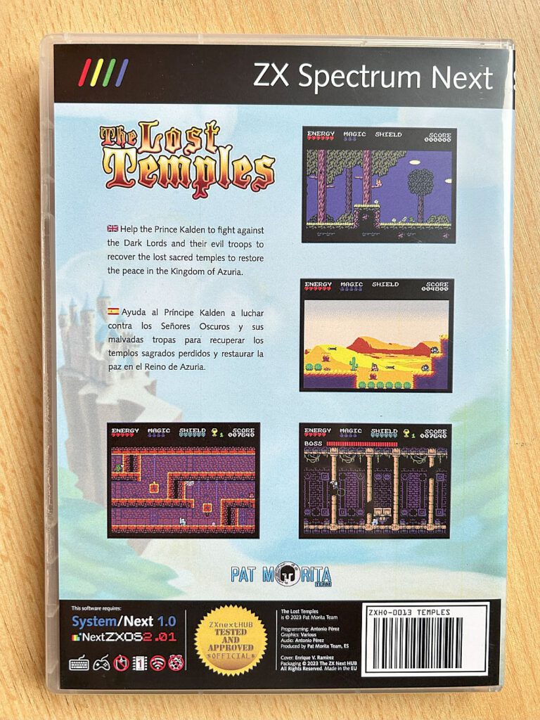 The Lost Temples - Rückseite