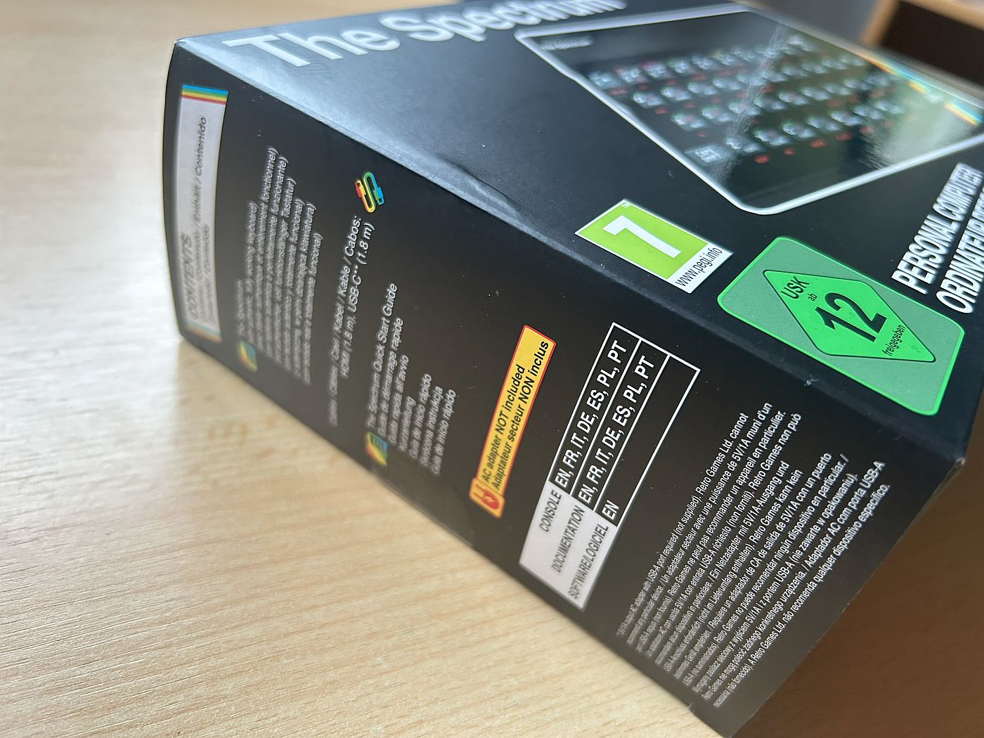 The Spectrum - Box seitlich