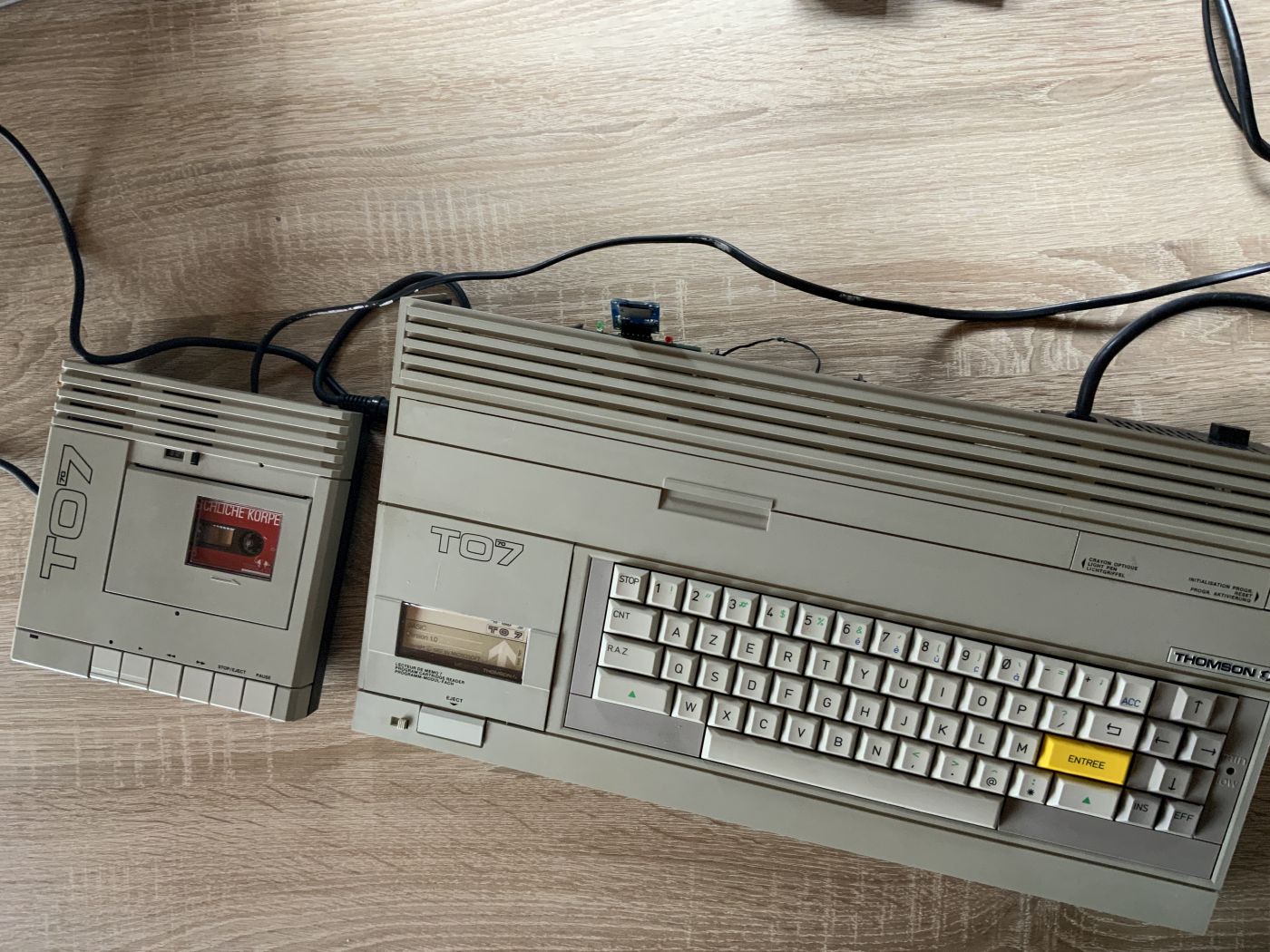 Thomson TO7-70 mit Programm Rekorder