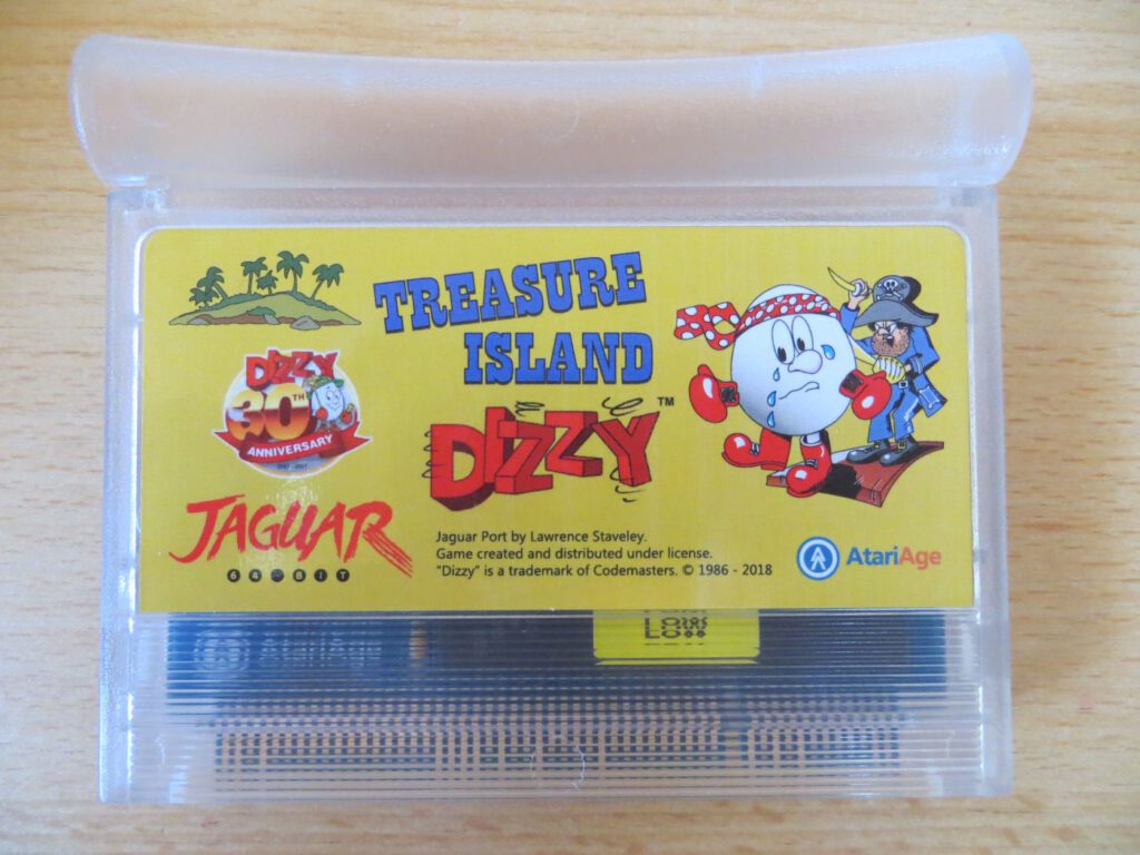 Treasure Island Dizzy - Clear Cartridge