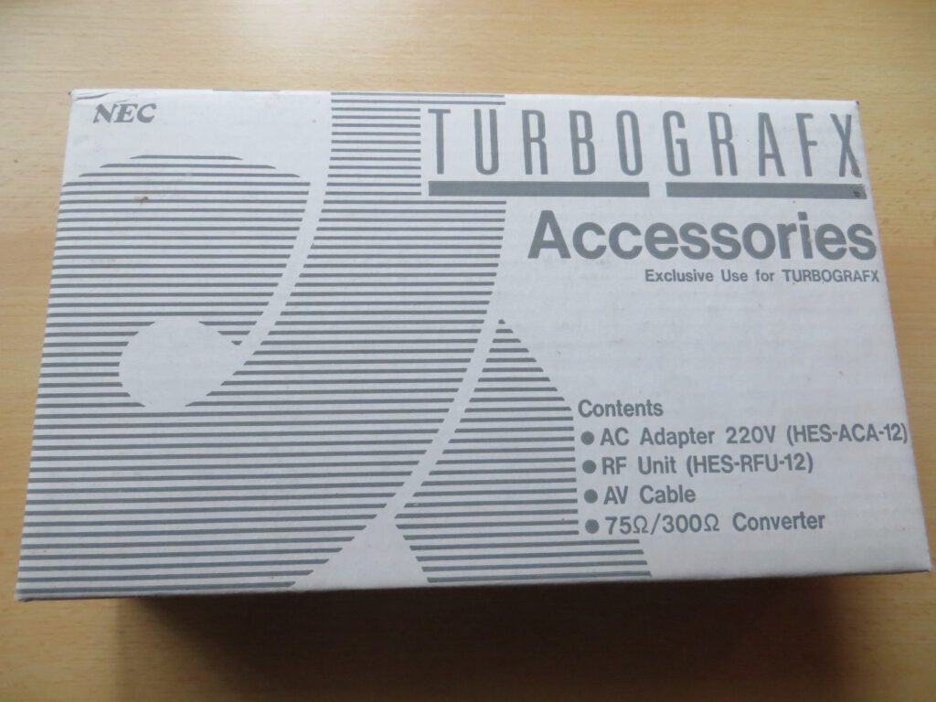 TurboGrafx Accessories - Schachtel Vorderseite