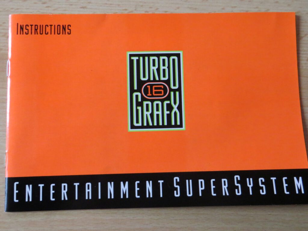 TurboGrafx Instructions