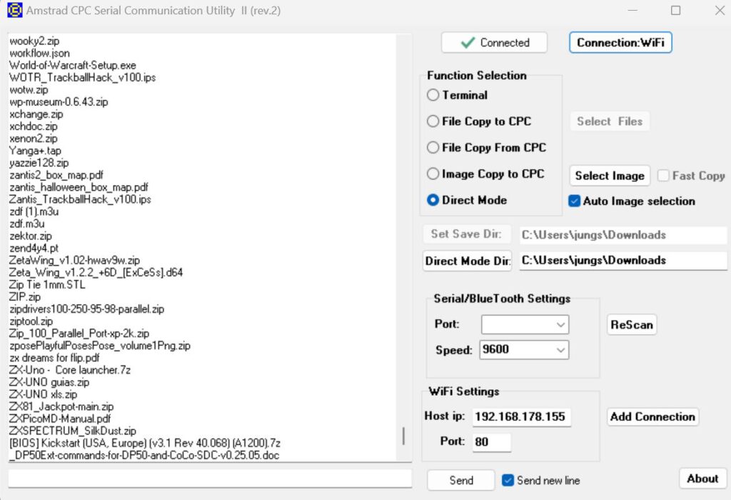 ULifAC - WIFI PC Software