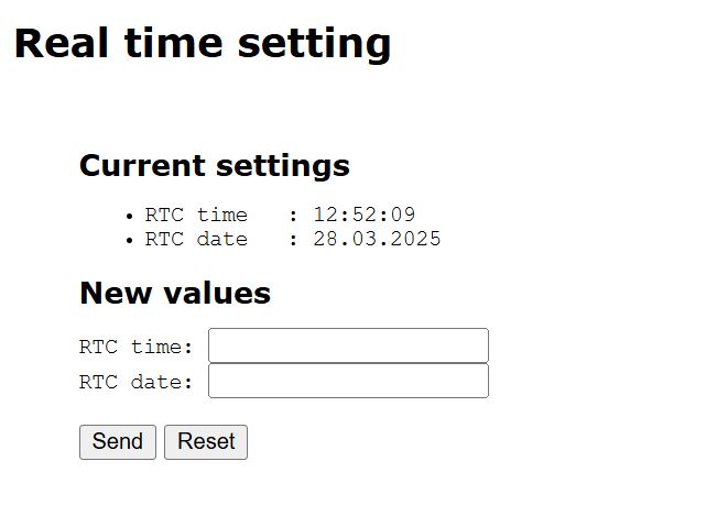 Unicard - Netzwerk RTC Settings