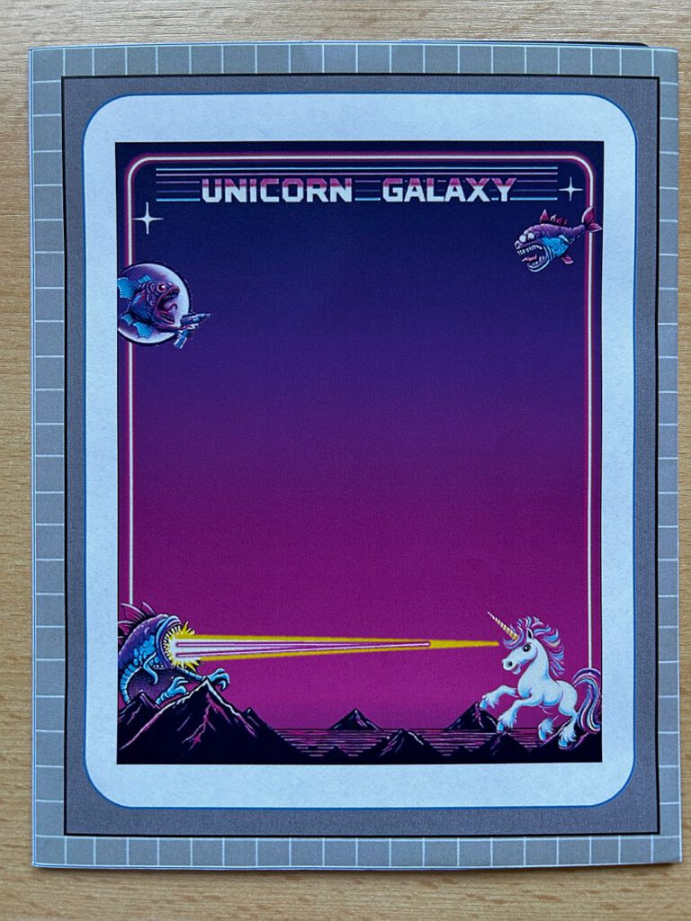 Unicorn Galaxy - Schutzhülle Overlay Vorderseite