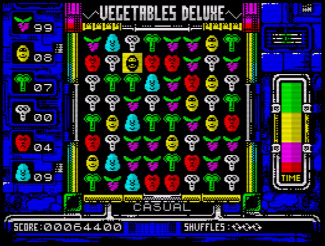 Vegetables Deluxe [Sinclair ZX Spectrum]