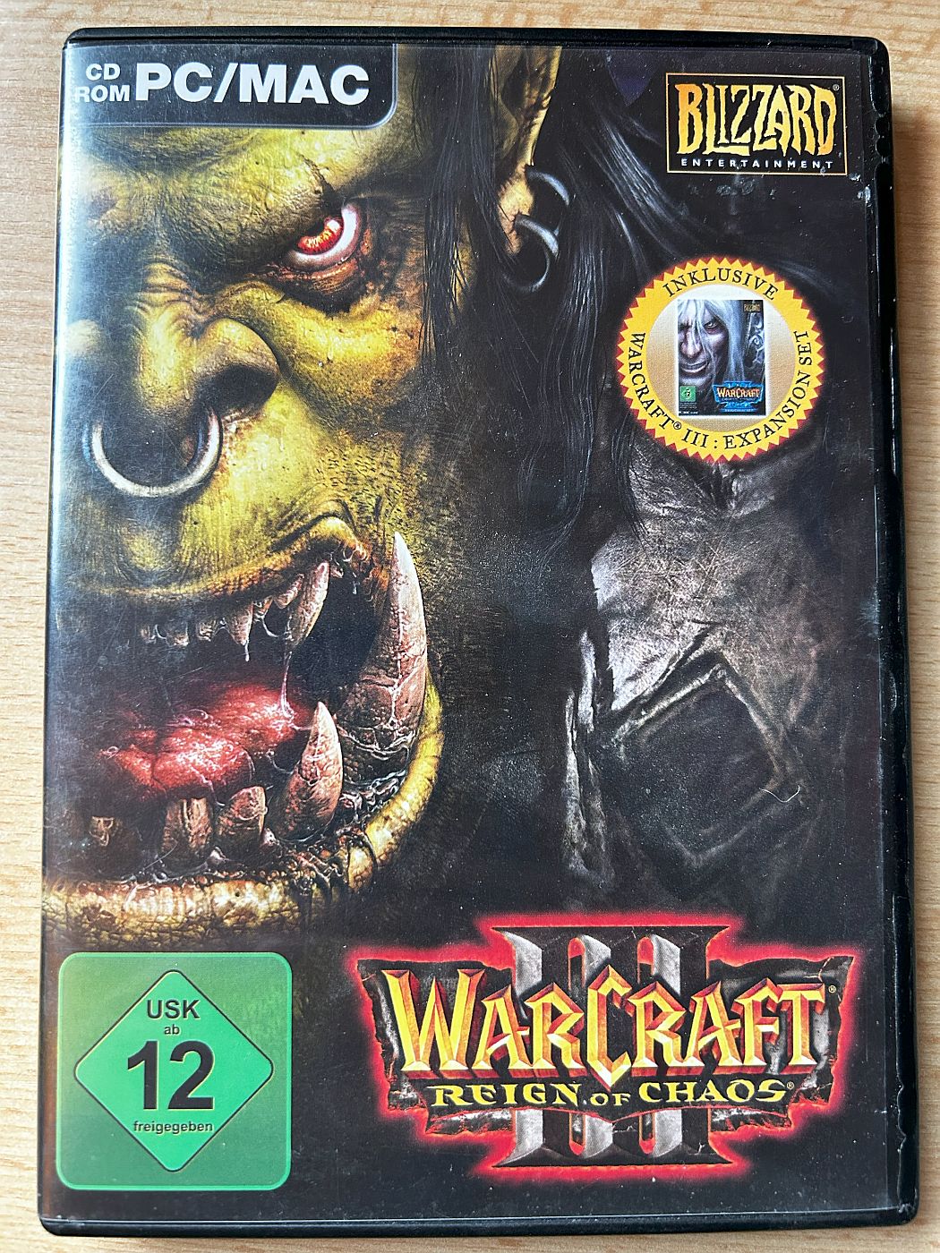 Warcraft III inkl. Erweiterung - Vorderseite