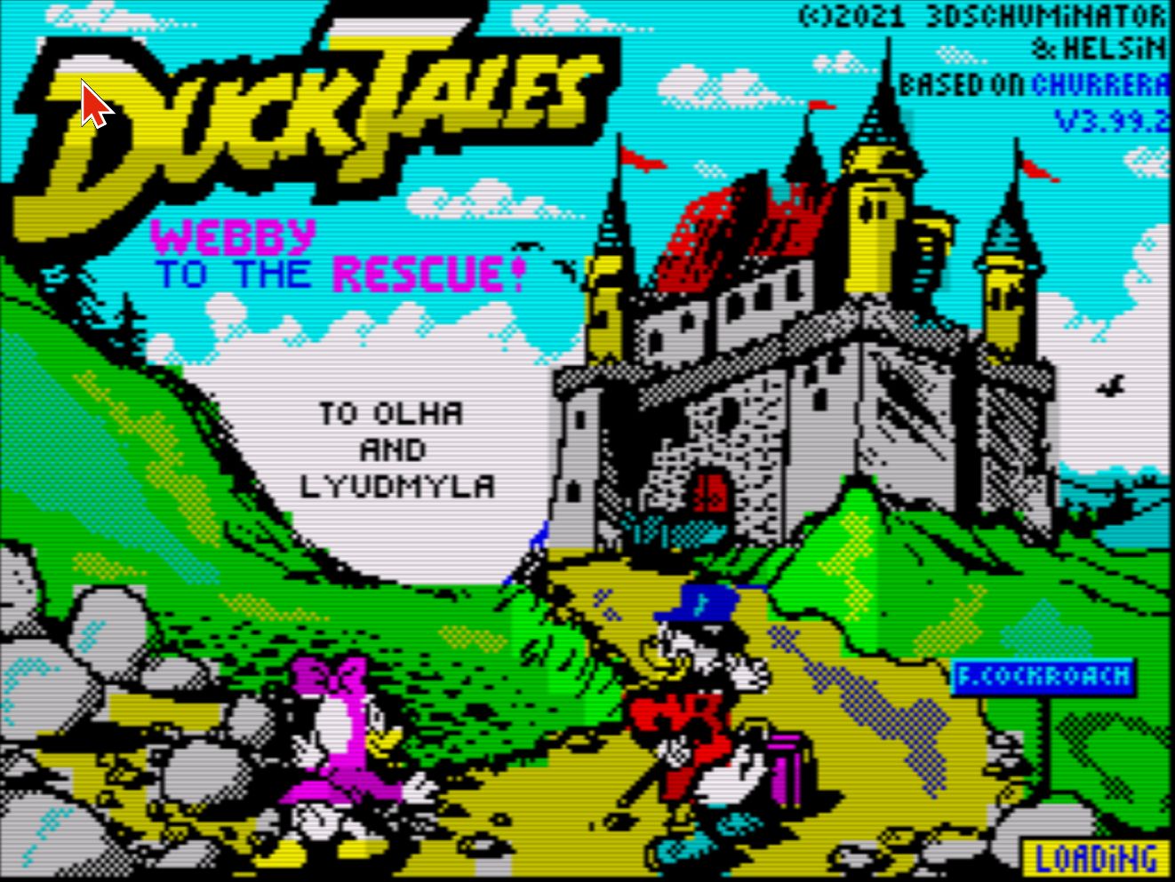 Webby To The Rescue - Ladescreen