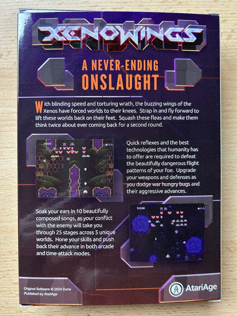 Xenowings - Box Rückseite
