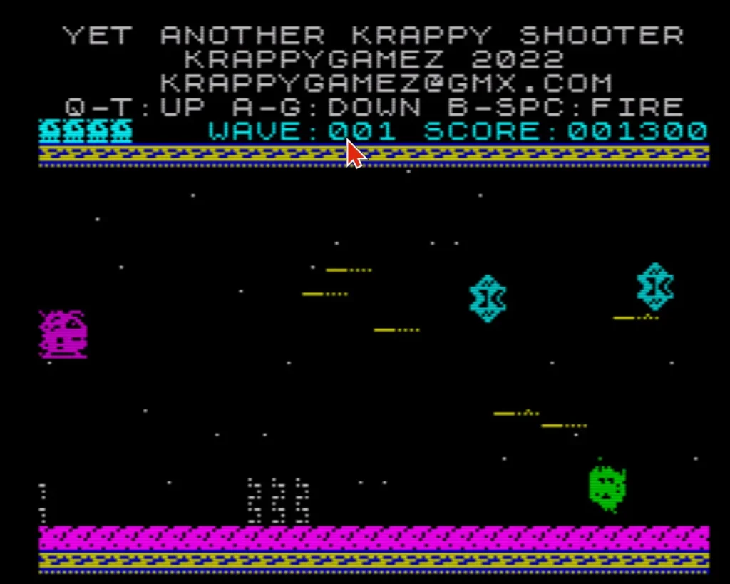 Yet Another Crappy Shooter - Screen