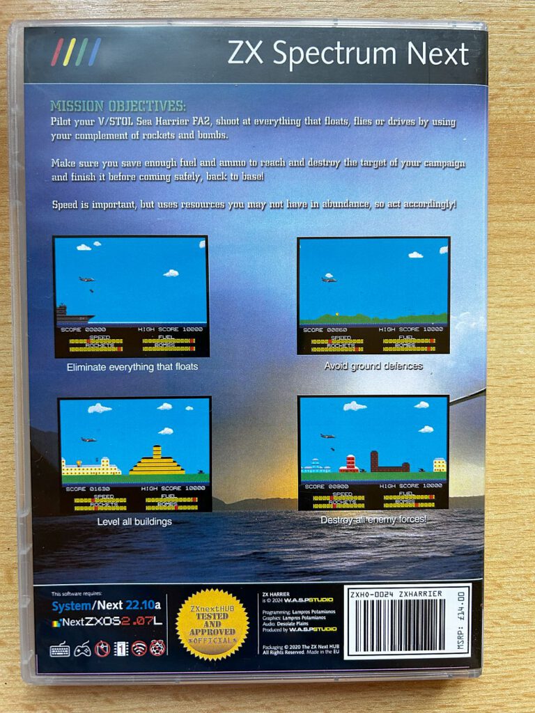 ZX Harrier - Rückseite