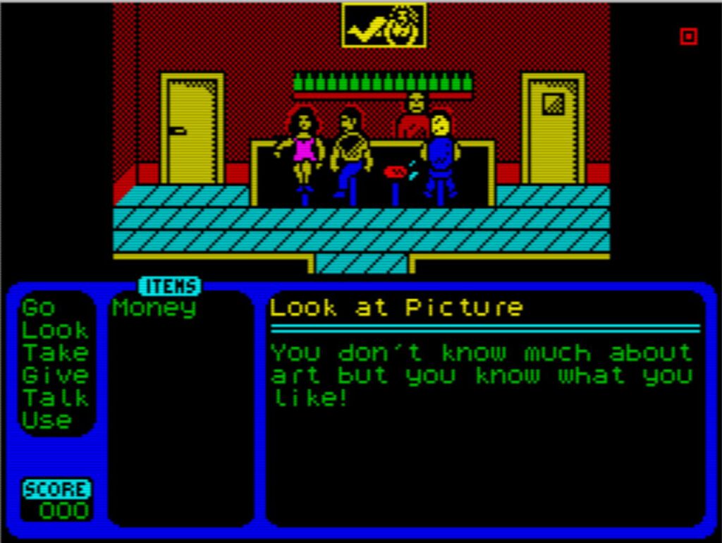 ZX Larry - Screen