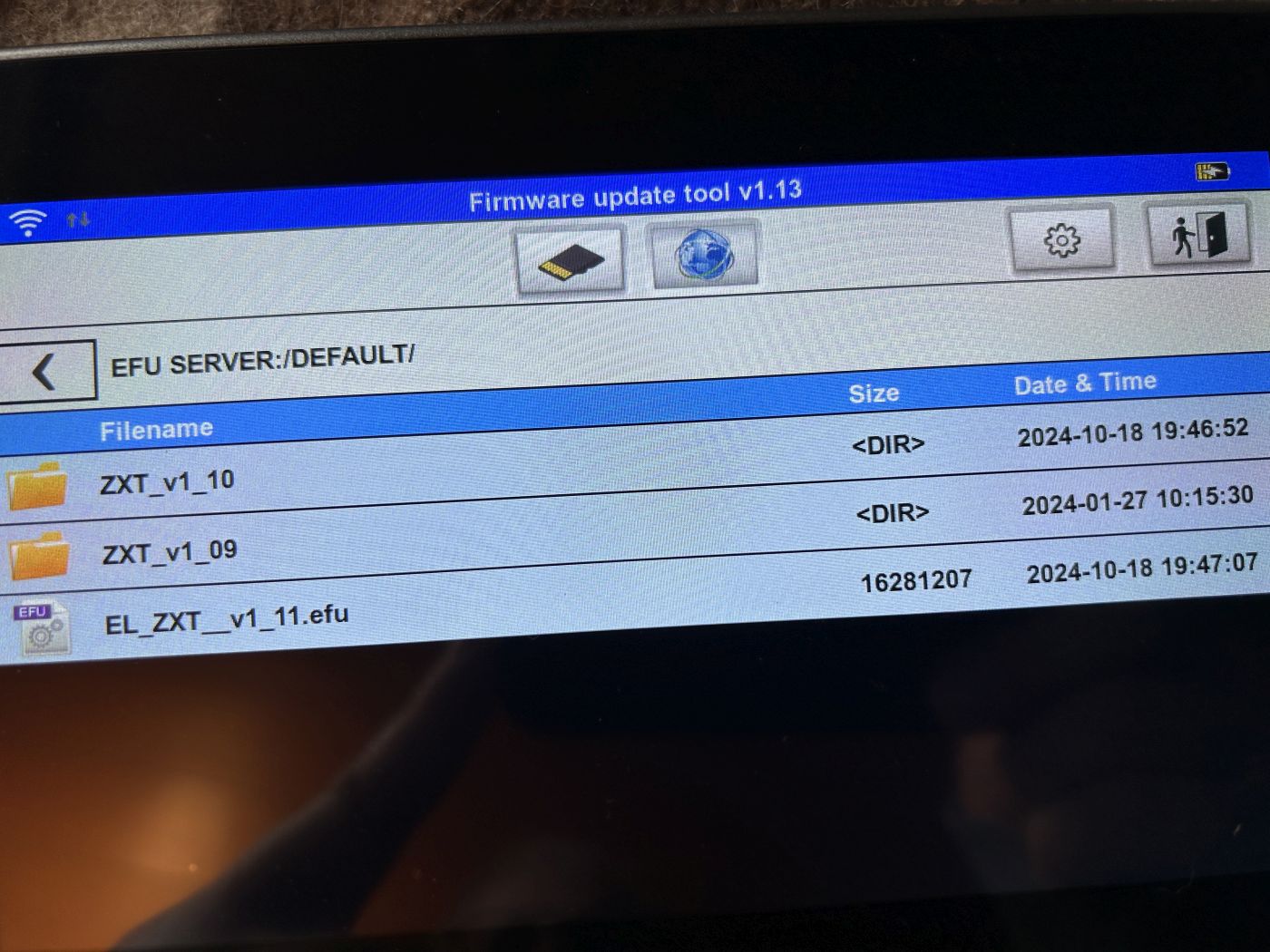Firmware Update Tool